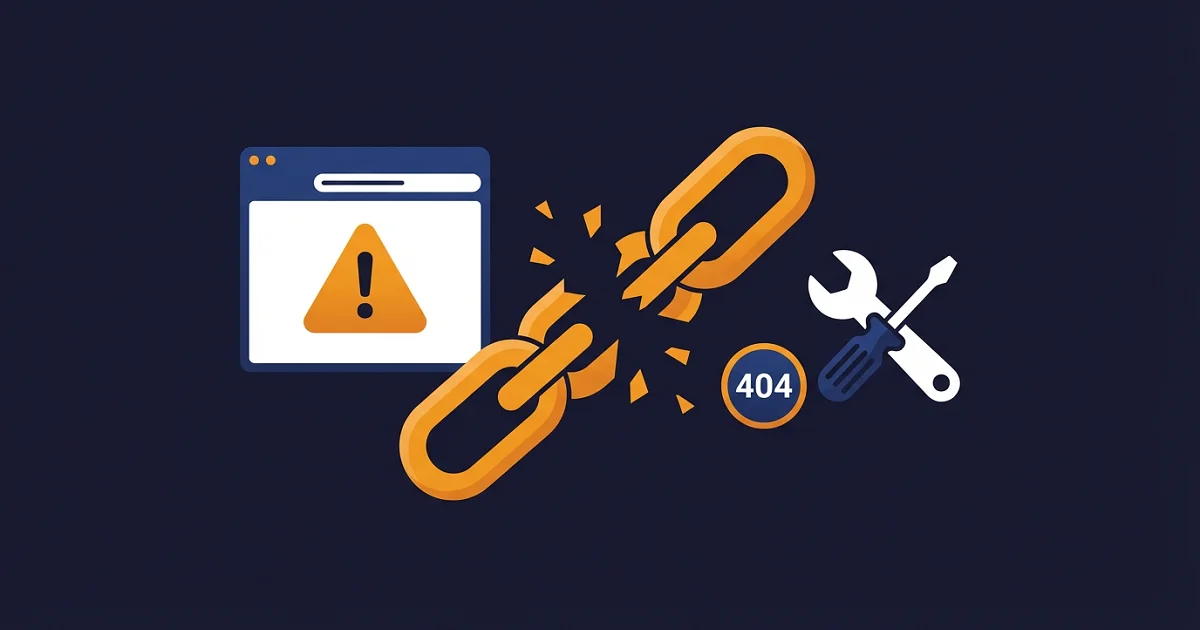Kırık bağlantı analizi ve 404 hata tespit ekranı