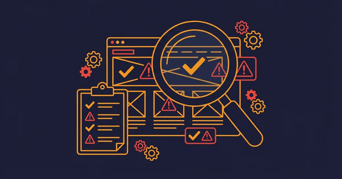 SEO denetim süreci ve site sağlığı kontrol paneli