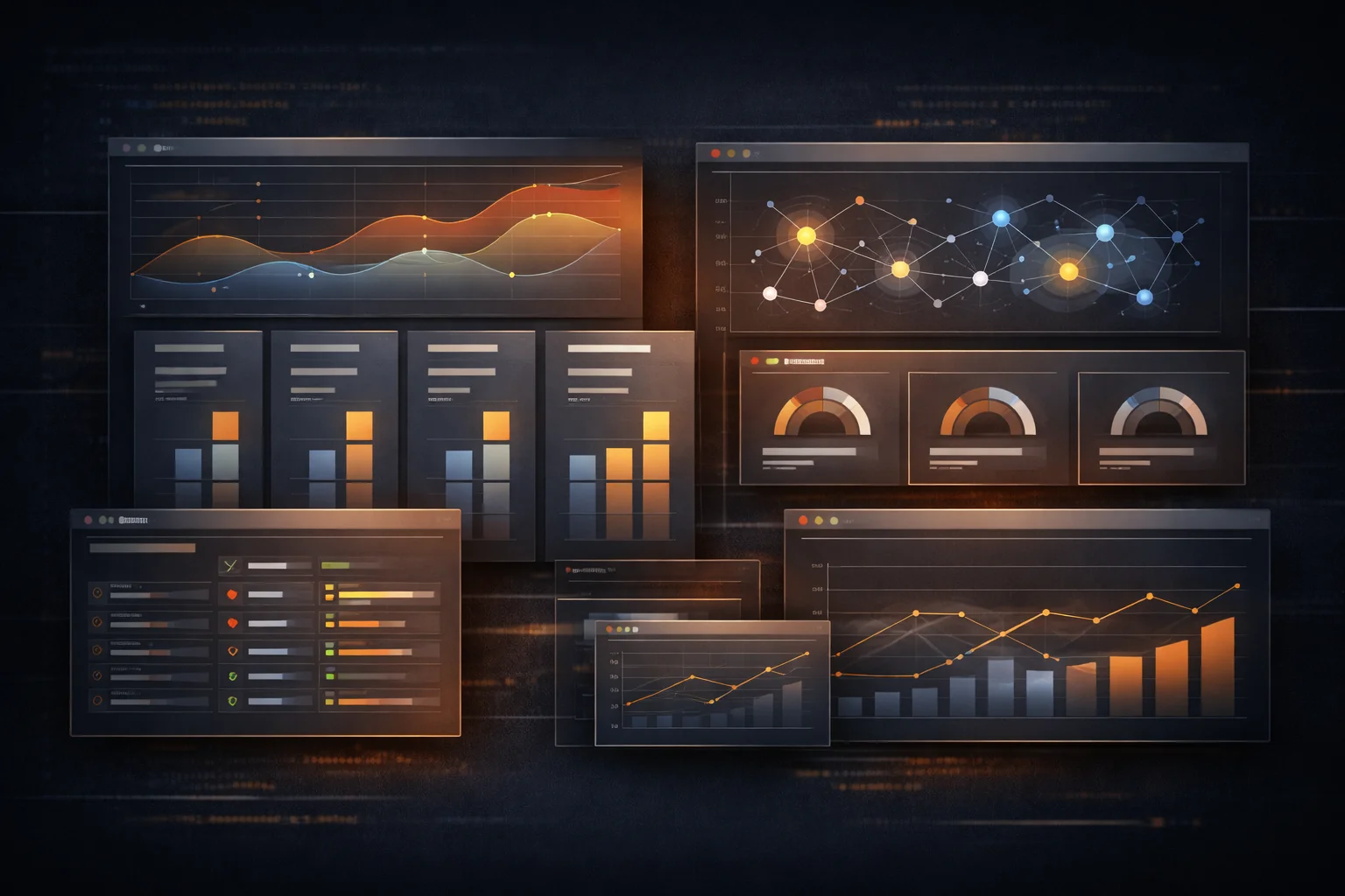 SEO performansı için görünürlük grafikleri, sayfa tipi segmentleri ve ölçüm panelleri